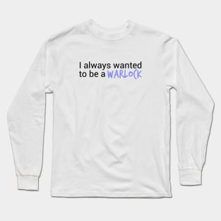 Character class: Warlock (White) Long Sleeve T-Shirt